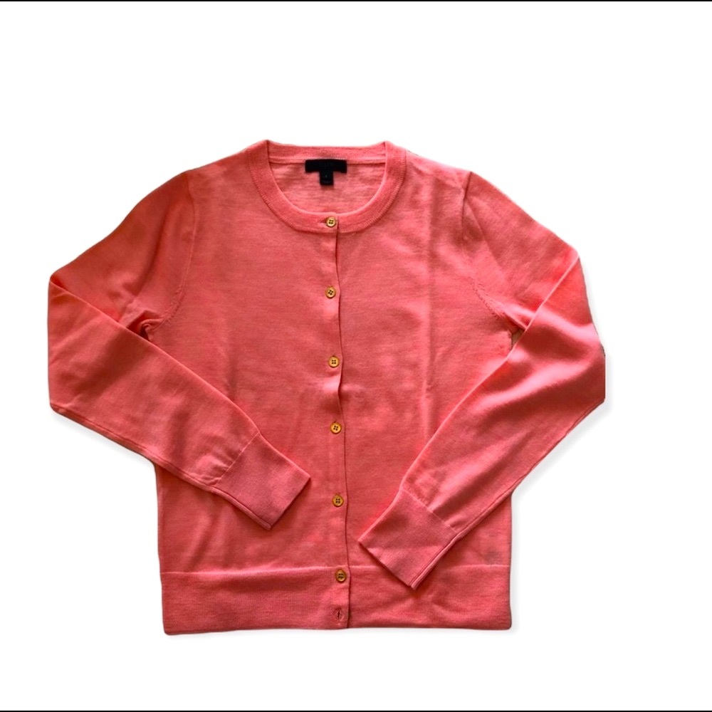 J.Crew pink cardigan NWOT